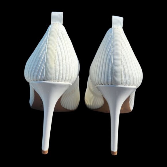 Mix No. 6 White Pump Heels - Picture 5 of 8